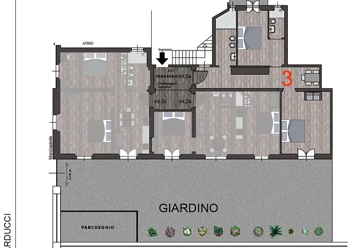 C3 Class Apartment, 2 Da Letto, 2 Bagni, Giardino Distante 15 Minuti A Piedi Da Fontana Di Trevi